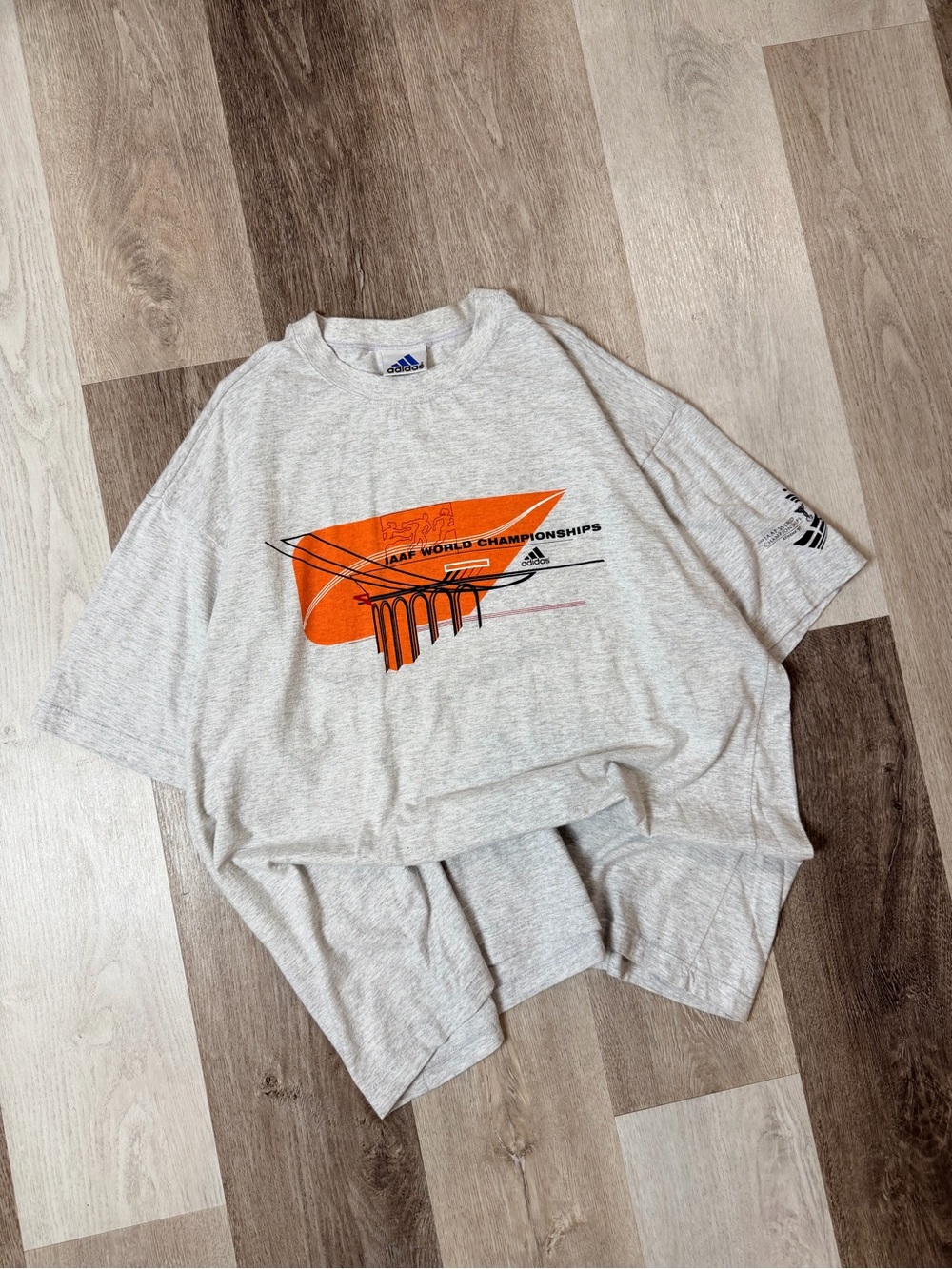 Vintage 90s Adidas IAAF World Championships T-Shirt